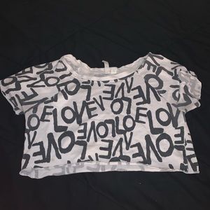 Love crop top